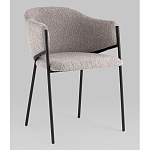 Стул Brace букле серый варинант исполнения - 1 | Loft Concept в Санкт-петербурге