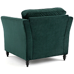 Кресло с обивкой из хлопкового велюра Porter Green Armchair варинант исполнения - 3 | Loft Concept в Санкт-петербурге