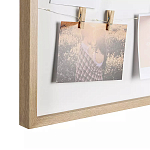 Рамка для фото с подсветкой c 6-ю деревянными прищепками в комплекте Photo Backlight варинант исполнения - 3 | Loft Concept в Санкт-петербурге