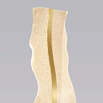 Торшер с изогнутым каркасом Golden Wave варинант исполнения - 3 | Loft Concept в Санкт-петербурге