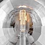 Бра округлой формы с многогранным стеклянным плафоном Hinkley варинант исполнения - 5 | Loft Concept в Санкт-петербурге