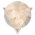 Бра светодиодное с диском из кварца Vendetta варинант исполнения - 1 | Loft Concept в Санкт-петербурге