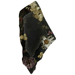 Подставка под благовония из эпоксидной смолы с цветами черная Epoxy Resin Flowers Incense Stand Black варинант исполнения - 1 | Loft Concept в Санкт-петербурге