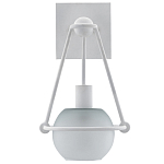 Бра белое с матовым стеклянным плафоном в форме шара White Lighthouse варинант исполнения - 3 | Loft Concept в Санкт-петербурге