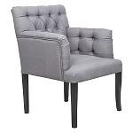 Кресло Addison Chic Armchair grey flax варинант исполнения - 1 | Loft Concept в Санкт-петербурге