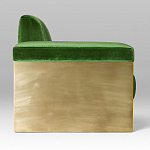 Эксклюзивный Диван в стиле Арт-деко Phoenix с элегантными латунными элементами  варинант исполнения - 2 | Loft Concept в Санкт-петербурге