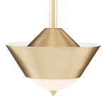 Подвесной светильник светодиодный конусообразный Сone Shaped Gold Pendant варинант исполнения - 2 | Loft Concept в Санкт-петербурге