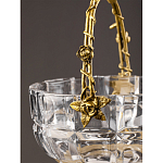 Конфетница с бронзовой ручкой и фарфоровой птичкой на крышке Eden Garden варинант исполнения - 6 | Loft Concept в Санкт-петербурге