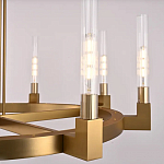 Люстра CANELLE Round Chandelier 8 Modern Brass варинант исполнения - 1 | Loft Concept в Санкт-петербурге