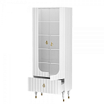 Витрина белая двухдверная с ящиком Expanses of Beauty варинант исполнения - 2 | Loft Concept в Санкт-петербурге