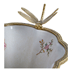 Ваза из фарфора с бронзвой стрекозой  Paradise Dragonfly варинант исполнения - 3 | Loft Concept в Санкт-петербурге