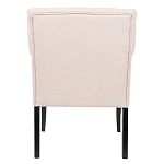 Кресло Addison Chic Armchair beige flax варинант исполнения - 2 | Loft Concept в Санкт-петербурге