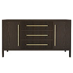 Буфет Primo с тремя ящиками и двумя фасадами Темный орех варинант исполнения - 9 | Loft Concept в Санкт-петербурге