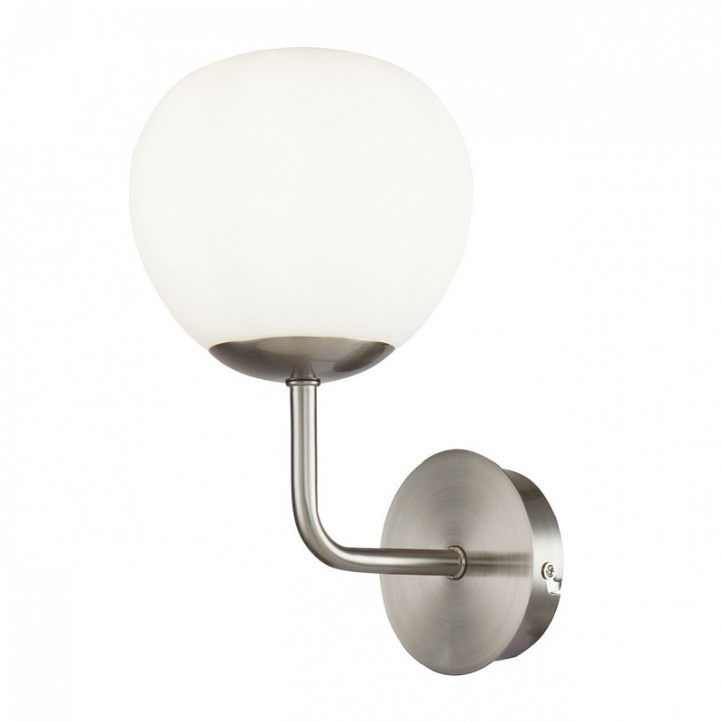 Бра Tiepolo Ball Sconces nickel Никель Белый в Санкт-петербурге | Loft Concept 