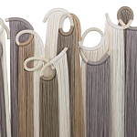 Настенный декор с бахромой белого и бежевого цвета Abstraction I варинант исполнения - 1 | Loft Concept в Санкт-петербурге