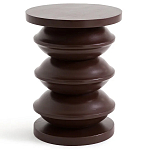 Фигурный приставной столик бордового цвета  AMORPHOUS варинант исполнения - 1 | Loft Concept в Санкт-петербурге