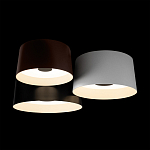 Потолочный светильник с 3-мя цилиндрическими абажурами черного белого и коричневого цвета Urban Dome варинант исполнения - 4 | Loft Concept в Санкт-петербурге