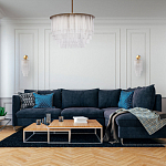 Бра с круглым основанием и длинными прозрачныи стеклянными трубками Nembus варинант исполнения - 8 | Loft Concept в Санкт-петербурге