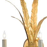 Бра с каркасом в виде пучка золотых перьев Bunch of Feathers варинант исполнения - 1 | Loft Concept в Санкт-петербурге