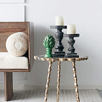 Статуэтка в виде артишока из зелёной керамики с глянцевыми лепестками Artichoke Decor  варинант исполнения - 5 | Loft Concept в Санкт-петербурге