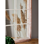 Зеркало-окно настенное в венецианском стиле с деревянной рамой бежевого цвета Venetian Smooth варинант исполнения - 6 | Loft Concept в Санкт-петербурге