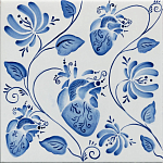 Плитка с узором Сердце варинант исполнения - 2 | Loft Concept в Санкт-петербурге