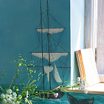 Обои ручная роспись Nantucket Crossing Brandt colourway on scenic paper варинант исполнения - 5 | Loft Concept в Санкт-петербурге