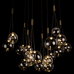 Подвесной светильник Crystal Cascade Gold варинант исполнения - 1 | Loft Concept в Санкт-петербурге