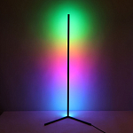 Торшер черного цвета на угловом основании Arteriors варинант исполнения - 2 | Loft Concept в Санкт-петербурге