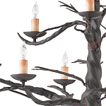 Люстра черная в виде ствола дерева Branched Tree варинант исполнения - 1 | Loft Concept в Санкт-петербурге