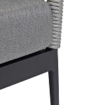 Кресло уличное темно-серое Street Bliss варинант исполнения - 5 | Loft Concept в Санкт-петербурге