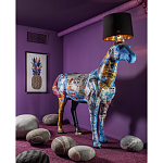 Большой Торшер Лошадь с ручной авторской росписью Feral Stallion варинант исполнения - 1 | Loft Concept в Санкт-петербурге