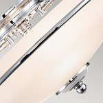 Потолочный светильник со стеклянным плафоном на изогнутых кронштейнах Quoizel  варинант исполнения - 9 | Loft Concept в Санкт-петербурге