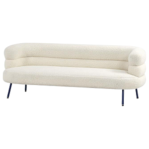 Диван Boyle White Boucle Sofa