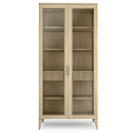 Витрина стеклянная 2-х дверная с ящиками и 5-ю полками Harper Line варинант исполнения - 2 | Loft Concept в Санкт-петербурге