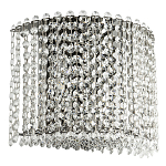 Бра с хрустальными подвесками хром Crystal Art Chrome Wall Lamp варинант исполнения - 1 | Loft Concept в Санкт-петербурге
