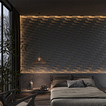 Гипсовая 3D Панель FIN варинант исполнения - 2 | Loft Concept в Санкт-петербурге