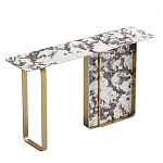 Консоль с прямоугольной мраморной столешницей Vivian Console варинант исполнения - 1 | Loft Concept в Санкт-петербурге