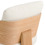 Кресло с каркасом из массива дуба Gallin Chair Boucle варинант исполнения - 6 | Loft Concept в Санкт-петербурге