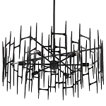 Люстра черная остроконечной формы Black Satin варинант исполнения - 5 | Loft Concept в Санкт-петербурге