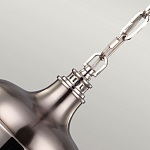 Подвесной светильник со стальным плафоном и белым матовым стеклянным шаром Feiss варинант исполнения - 4 | Loft Concept в Санкт-петербурге