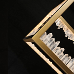 Настольная лампа прямоугольная с декоративными элементами в виде кристаллов Smooth Shine варинант исполнения - 4 | Loft Concept в Санкт-петербурге