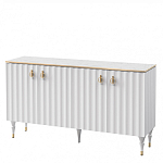 Консоль с дверками и белым рельефным фасадом Expanses of Beauty варинант исполнения - 2 | Loft Concept в Санкт-петербурге