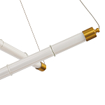 Светодиодная люстра Trumpet Tube Brass  варинант исполнения - 3 | Loft Concept в Санкт-петербурге