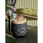 Приставной столик с фактурой под натуральное дерево Immortality варинант исполнения - 4 | Loft Concept в Санкт-петербурге