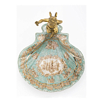 Блюдо с бронзовым ангелом Porcelain Angels of Paradise варинант исполнения - 3 | Loft Concept в Санкт-петербурге