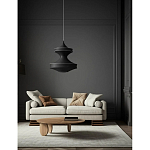 Подвесной вязаный черный светильник «Моника» варинант исполнения - 3 | Loft Concept в Санкт-петербурге