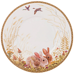Чайная пара из фарфора с изображением собаки и зайцев 300 мл Hunting Porcelain Collection 2 варинант исполнения - 3 | Loft Concept в Санкт-петербурге