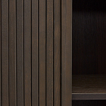 Буфет тёмно-коричневого цвета из ясеневого шпона с 2-мя раздвижными дверями Toinette варинант исполнения - 3 | Loft Concept в Санкт-петербурге