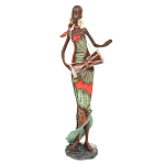 Фигурка негритянка с барабаном Ethno girl варинант исполнения - 1 | Loft Concept в Санкт-петербурге